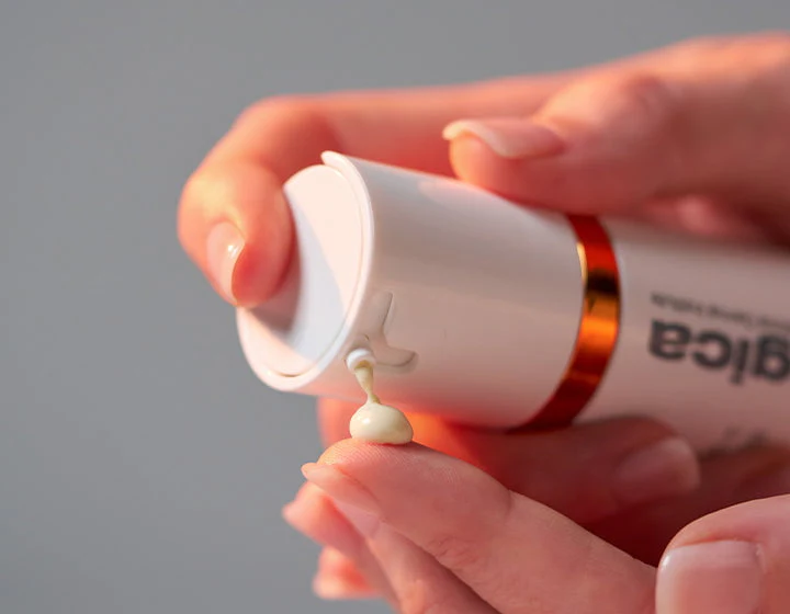 Dermalogica skincare being applied