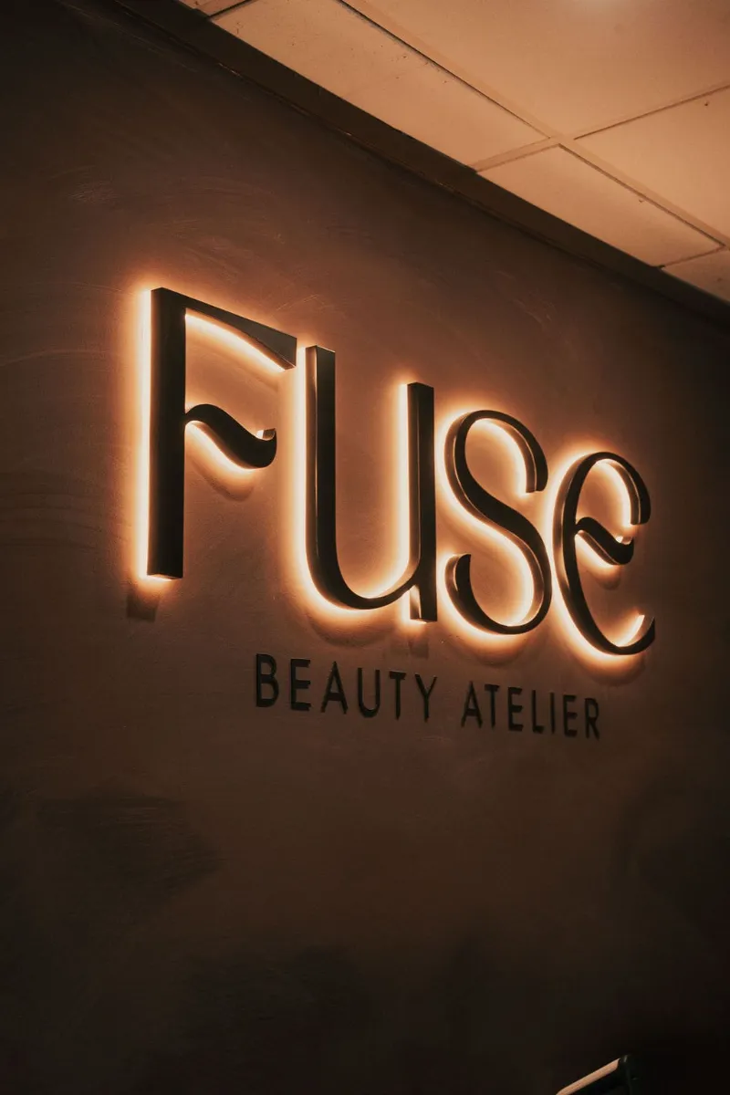 The illuminated FUSE sign